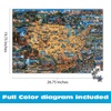 image:imageBuffalo Games  Jigsaw Puzzles 1000 Pieces  Dowdle National Parks Map  1000 Piece Puzzle for Adults  Premium Giftable Foil Box with Reference Poster  Made in USA