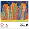 image:imageBuffalo Games  Kathryn Kramer Waters  Three Cats in the Garden  750 Piece Jigsaw Puzzle for Adults Challenging Puzzle Perfect for Game Nights  Finished Size is 2400 x 1800