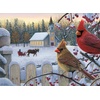 image:imageBuffalo Games  Kim Norlien  White Crimson Morning  1000 Piece Christmas Jigsaw Puzzle  Festive Holiday Puzzle for Adults  PrecisionCut Pieces Winter Artwork and Hours of Fun