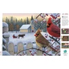image:imageBuffalo Games  Kim Norlien  White Crimson Morning  1000 Piece Christmas Jigsaw Puzzle  Festive Holiday Puzzle for Adults  PrecisionCut Pieces Winter Artwork and Hours of Fun