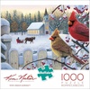 image:imageBuffalo Games  Kim Norlien  White Crimson Morning  1000 Piece Christmas Jigsaw Puzzle  Festive Holiday Puzzle for Adults  PrecisionCut Pieces Winter Artwork and Hours of Fun