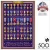 image:imageBuffalo Games  Michael Fishel  Medals of America  500 Piece Jigsaw Puzzle for Adults Challenging Puzzle Perfect for Game Nights  Finished Size is 2125 x 1500