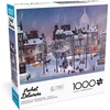 image:imageBuffalo Games  Michel Delacroix  Christmas in Monmartre  1000 Piece Glitter Jigsaw Puzzle Holiday Puzzles for Adults  PrecisionCut Pieces Festive Artwork and Hours of Winter Fun