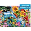 image:imageBuffalo Games  Songbirds on the Farm  Lars Stewart  500 Piece Jigsaw Puzzle for Adults  Colorful Birds and Florals  Challenging Puzzle Perfect for Game Nights  Made in USAPuzzle