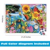 image:imageBuffalo Games  Songbirds on the Farm  Lars Stewart  500 Piece Jigsaw Puzzle for Adults  Colorful Birds and Florals  Challenging Puzzle Perfect for Game Nights  Made in USAPuzzle