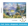 image:imageBuffalo Games Abraham Hunter Mountain Morning 500 Piece Jigsaw Puzzle  Multicolor 2125 x 15 in  500 Piece Puzzles for Adults  Full Color Poster  Precision Cut Fit