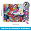 image:imageBuffalo Games Aimee Stewart Skate Night 1000 Piece Jigsaw Puzzle  Classic 2675 x 1975 in  Retro Roller Rink Art  Full Color Poster  Puzzles for Adults 1000 Pieces