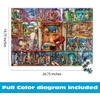 image:imageBuffalo Games Aimee Stewart The Grand Fiction Library 1000 Piece Jigsaw Puzzle  Large Multicolor Cardboard  Puzzles for Adults 1000 Pieces  Poster Included  Display Ready