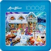 image:imageBuffalo Games Aimee Stewart Winterland Fun 1000 Piece Jigsaw Puzzle  266 x 19 in Portable Tin Case  Precision Snap Fit  Full Color Poster  1000 Piece Puzzle for Adults