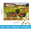 image:imageBuffalo Games Charles Wysocki Rooster Express 300 Piece Jigsaw Puzzle  Rectangular 2125 x 15 in  300 Piece Puzzles for Adults  Easy Grip  Reference Poster Included