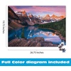 image:imageBuffalo Games Chip Phillips Mountains on Fire 1000 Piece Jigsaw Puzzle  2675 x 1975 in Includes Poster  Puzzles for Adults  Scenic Landscape  Precision Cut Pieces
