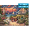 image:imageBuffalo Games Chuck Pinson  Peace After the Storm  1000 Piece Jigsaw Puzzle  Adult 2675 x 1975 in  Coastal Lighthouse Scene Jigsaw Puzzles for Adults  Includes Large Poster  Relaxing Build