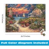 image:imageBuffalo Games Chuck Pinson  Peace After the Storm  1000 Piece Jigsaw Puzzle  Adult 2675 x 1975 in  Coastal Lighthouse Scene Jigsaw Puzzles for Adults  Includes Large Poster  Relaxing Build