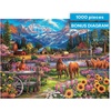 image:imageBuffalo Games Chuck Pinson Free to Roam Jigsaw Puzzle  1000 Piece Poster Included  Scenic Horse amp Mountain Landscape  Adult Jigsaw Puzzles 1000 Pieces  Mindful Solo Build