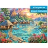 image:imageBuffalo Games Chuck Pinson Tropical Oasis 1000 Piece Jigsaw Puzzle  2675 x 1975 in Ages 14 Classic  Recycled Board amp Poster  Beach Scene  1000 Piece Puzzle for Adults