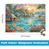 image:imageBuffalo Games Chuck Pinson Tropical Oasis 1000 Piece Jigsaw Puzzle  2675 x 1975 in Ages 14 Classic  Recycled Board amp Poster  Beach Scene  1000 Piece Puzzle for Adults