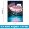 image:imageBuffalo Games Dillion Saw Follow Your Heart 500 Piece Jigsaw Puzzle  2125 x 15 in Poster Included  Precision Cut Pieces  Vibrant Scenic Art  Jigsaw Puzzles for Adults2125L X 15W