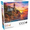 image:imageBuffalo Games Dominic Davison  Sunset at Lighthouse Bay  1000 Piece Jigsaw Puzzle  2675 x 1975 in Multicolor  Full Color Poster  Jigsaw Puzzles 1000 Pieces  Adult Game