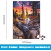 image:imageBuffalo Games Earthpix  Forest Magic Hour  1000 Piece Jigsaw Puzzle  Multicolor 2675 x 1975 in  Calming Escape Puzzles for Adults  Bonus Poster  Precision Cut