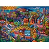 image:imageBuffalo Games Eric Dowdle Get Your Kicks on Route 66 Jigsaw Puzzle  1000 Piece Adult 2675 x 1975 in  Puzzles for Adults  Includes Reference Poster  Relaxing Game Night Activity