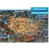 image:imageBuffalo Games Eric Dowdle National Parks Map 2000 Piece Puzzle  Large 385 x 265 in  Puzzles for Adults  Recycled Board  Reference Diagram