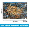 image:imageBuffalo Games Eric Dowdle National Parks Map 2000 Piece Puzzle  Large 385 x 265 in  Puzzles for Adults  Recycled Board  Reference Diagram