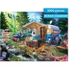 image:imageBuffalo Games Jeff Haynie  Mountain Retreat  1000 Piece Jigsaw Puzzle  Large Multicolor Rectangular  PrecisionCut Pieces  FullColor Poster  Adult PuzzlesGames