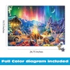 image:imageBuffalo Games Lars Stewart Winters Night Bonfire 1000 Piece Jigsaw Puzzle  Multicolor Large Rectangular  1000 Piece Puzzle for Adults  Includes Poster  Smooth Interlocking Fit