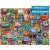 image:imageBuffalo Games National Park Patches  Lewis T Johnson  1000 Piece Jigsaw Puzzle  2675 x 1975 in  Puzzles for Adults  National Parks Artwork  Includes Reference Poster