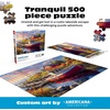 image:imageBuffalo Games Old Boathouse 500 Piece Jigsaw Puzzle  Large Multicolor Paper  Relaxing Beach Puzzle  Bonus Poster Included  Classic Americana Scene