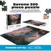image:imageBuffalo Games Oversized Puzzle Starlit Night by Kim Norlien 300 Piece Jigsaw Puzzle for Adults Large Pieces Winter Nature Scene with Reference Poster
