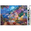 image:imageBuffalo Games Rendezvous Positano Night amp Day Series Jigsaw Puzzle  1000 Piece 2675 x 1975 in  1000 Piece Puzzle for Adults  Italy Scene  Reference Poster Included