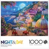 image:imageBuffalo Games Rendezvous Positano Night amp Day Series Jigsaw Puzzle  1000 Piece 2675 x 1975 in  1000 Piece Puzzle for Adults  Italy Scene  Reference Poster Included