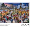 image:imageBuffalo Games Winter Village Festival 2000 Piece Jigsaw Puzzle  Large Multicolor Rectangular  Precision Cut Pieces  Full Color Poster  Jigsaw Puzzles for Adults