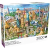 image:imageBuffalo Games World Landmarks 2000 Piece Jigsaw Puzzle  385 x 265 in Ages 14  2000 Piece Puzzles for Adults  Sturdy Laser Cut Segments  Bonus Poster