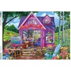 image:imageCEACO 500 Piece Jigsaw Puzzle  She Shed Studio 26 x 19 in  HighRes Floral Art amp Interlocking Flower Puzzle  Relaxing 500Piece Focus Set for Adults  EZ2Hold for Easy Grip Assembly