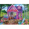 image:imageCEACO 500 Piece Jigsaw Puzzle  She Shed Studio 26 x 19 in  HighRes Floral Art amp Interlocking Flower Puzzle  Relaxing 500Piece Focus Set for Adults  EZ2Hold for Easy Grip Assembly