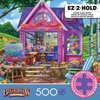 image:imageCEACO 500 Piece Jigsaw Puzzle  She Shed Studio 26 x 19 in  HighRes Floral Art amp Interlocking Flower Puzzle  Relaxing 500Piece Focus Set for Adults  EZ2Hold for Easy Grip Assembly