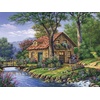 image:imageCeaco  Arturo Zarraga  Cottage by The River  500 Piece Jigsaw Puzzle