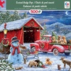 image:imageCeaco  Covered Bridge Pups  500 Piece Jigsaw Puzzle