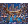 image:imageCeaco  Disney  Dowdle  Mickey and Friends  Skating in Central Park  1500 Piece Jigsaw Puzzle