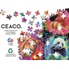 image:imageCeaco  Glow in The Dark  Glowrious Animals Glow  750 Piece Jigsaw Puzzle