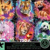 image:imageCeaco  Glow in The Dark  Glowrious Animals Glow  750 Piece Jigsaw Puzzle