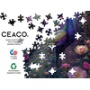 image:imageCeaco  Glow in The Dark  Peacock Glow  750 Piece Jigsaw Puzzle