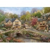 image:imageCeaco  Summer in Cobblestone Village  Thomas Kinkade  1000 Piece Jigsaw Puzzle in Premium Collectors Tin  Fun Challenge for Adults amp Families
