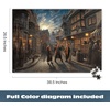 image:imageCeaco  Thomas Kinkade Studios Harry Potter Diagon Alley 1500 Piece Jigsaw Puzzle with Bonus Poster