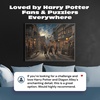 image:imageCeaco  Thomas Kinkade Studios Harry Potter Diagon Alley 1500 Piece Jigsaw Puzzle with Bonus Poster