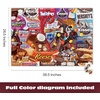 image:imagePuzzles for Adults 2000 Pieces  Buffalo Games Deluxe Collage Hersheys Jigsaw Puzzle Challenging 2000 Piece Puzzle for Adults Premium Quality with Poster