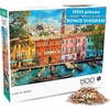 image:imageBuffalo Games  1500 Piece Jigsaw Puzzle Dominic Davison A Day in Venice Made in USA Premium Recycled Board FullColor Poster