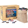 image:imageBuffalo Games  250 Piece Wooden Jigsaw Puzzle Sierra Paradise Thomas Kinkade Unique Shaped Whimsy Pieces 2675 x 1975 Poster Cloth Bag Giftable Wooden Box